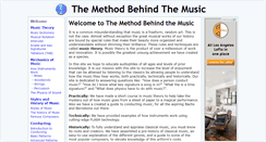Desktop Screenshot of method-behind-the-music.com