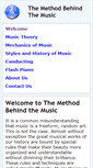 Mobile Screenshot of method-behind-the-music.com