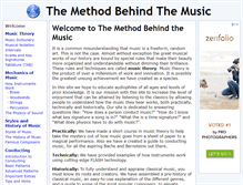 Tablet Screenshot of method-behind-the-music.com